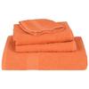 VidaXL Serviettes de toilette 4 pièces FROGN Orange 30 x 30 cm 100 % coton 136897