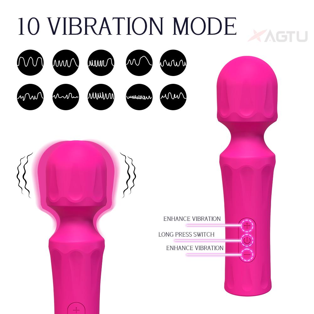 Powerful Magic Wand Vibrator for Women Big AV Body Massager Strong Vibration G Spot Clitoris Stimulator Adult Sex Toys for Woman