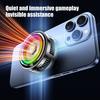 Phone Cooling Fan for Gaming Live Streaming Magnetic Cellphone Radiator with RGB Lights Universal Mobile Phone Cooling Fan for Phone Tablets