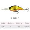 60mm Crankbait Fishing Lure Saltwater Swimbait Fishing Tackle  for Freshwater Saltwater Fishing