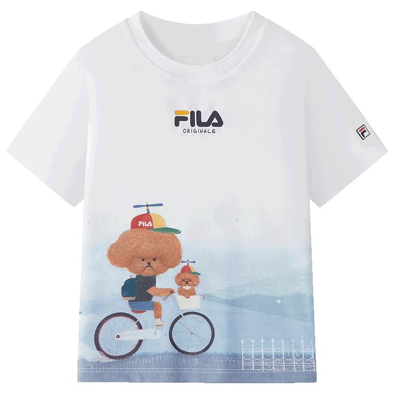 

Летняя футболка с коротким рукавом для мальчиков FILA 110