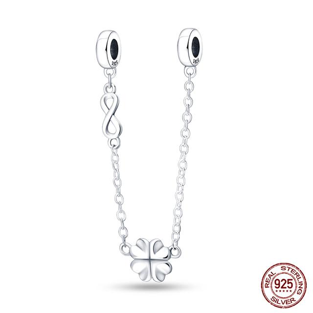 2023 mode Frühling Glück Vier Kleeblatt Serie 925 Sterling Silber Charms Perlen Fit Fasion 925 Armband DIY Schmuck