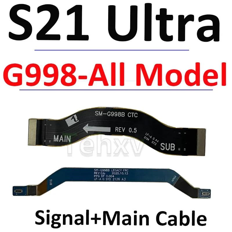 For Samsung S21 Plus Ultra G998B G998U G996U G996B G991B G991U Wi-Fi Signal Antenna USB Dock Main Motherboard Flex Cable