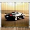Curtain Race Racing 3D Digital Printing Blackout Curtain Punching