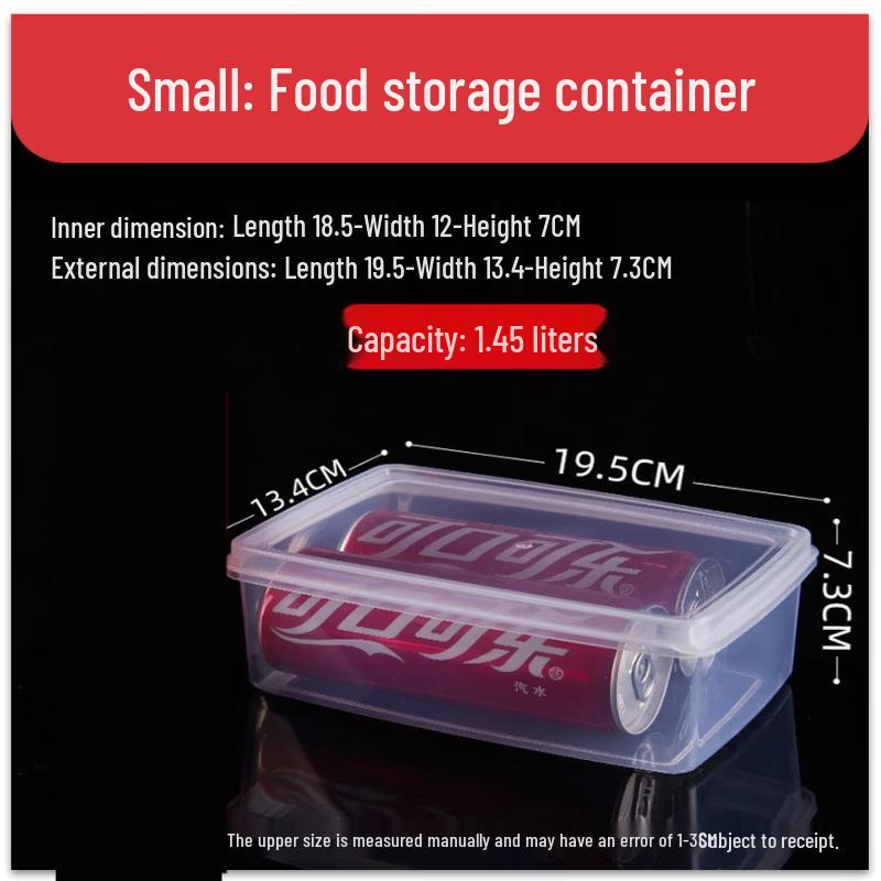 

ZISIZ Plastic Transparent Food Storage Container