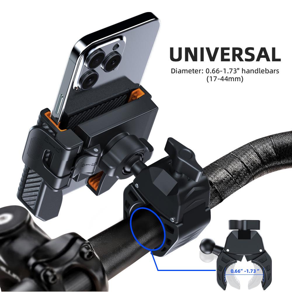 Shockproof Phone Holder for Golf Carts, Bicycles, Motorcycles, and Mountain Bikes