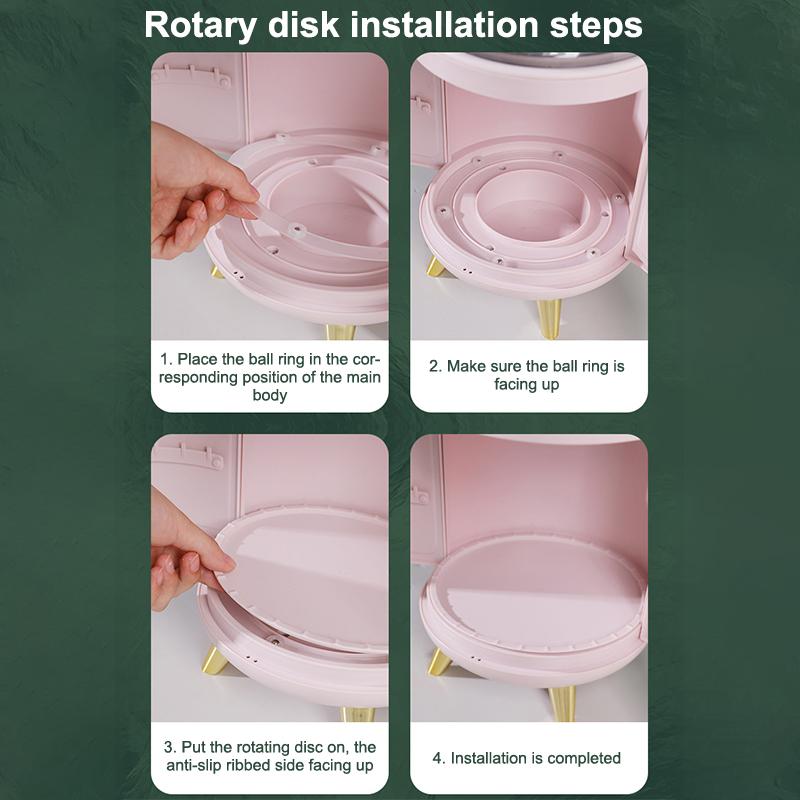 Schreibtisch-Aufbewahrungsbox Kosmetik-Aufbewahrungsbox Halskettenbox Lippenstift-Displaybox Schmuck Schreibtischdekoration Multifunktionale Accessoires