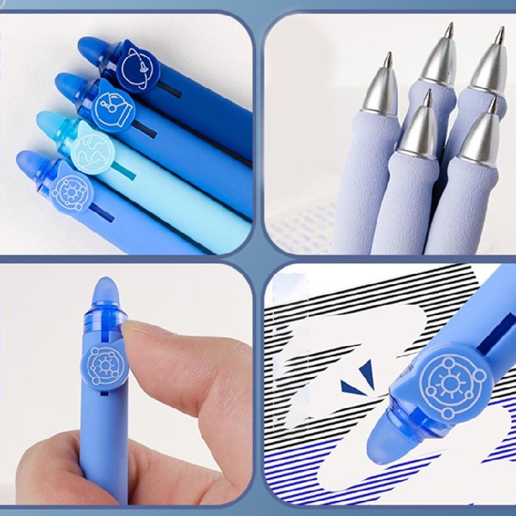 Retractable Gel Pen Comfortable Grip for Student Reward, 0.5mm Tip, Smooth to Write for Christmas Stocking Fillers