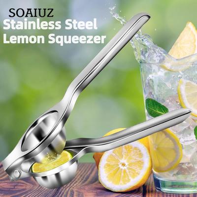 Lemon Squeezer Hand Manual Juice Lemon Squeezers Press Stainless Steel Lemon Orange Citrus Juicers Squeezer Kitchen Accessories