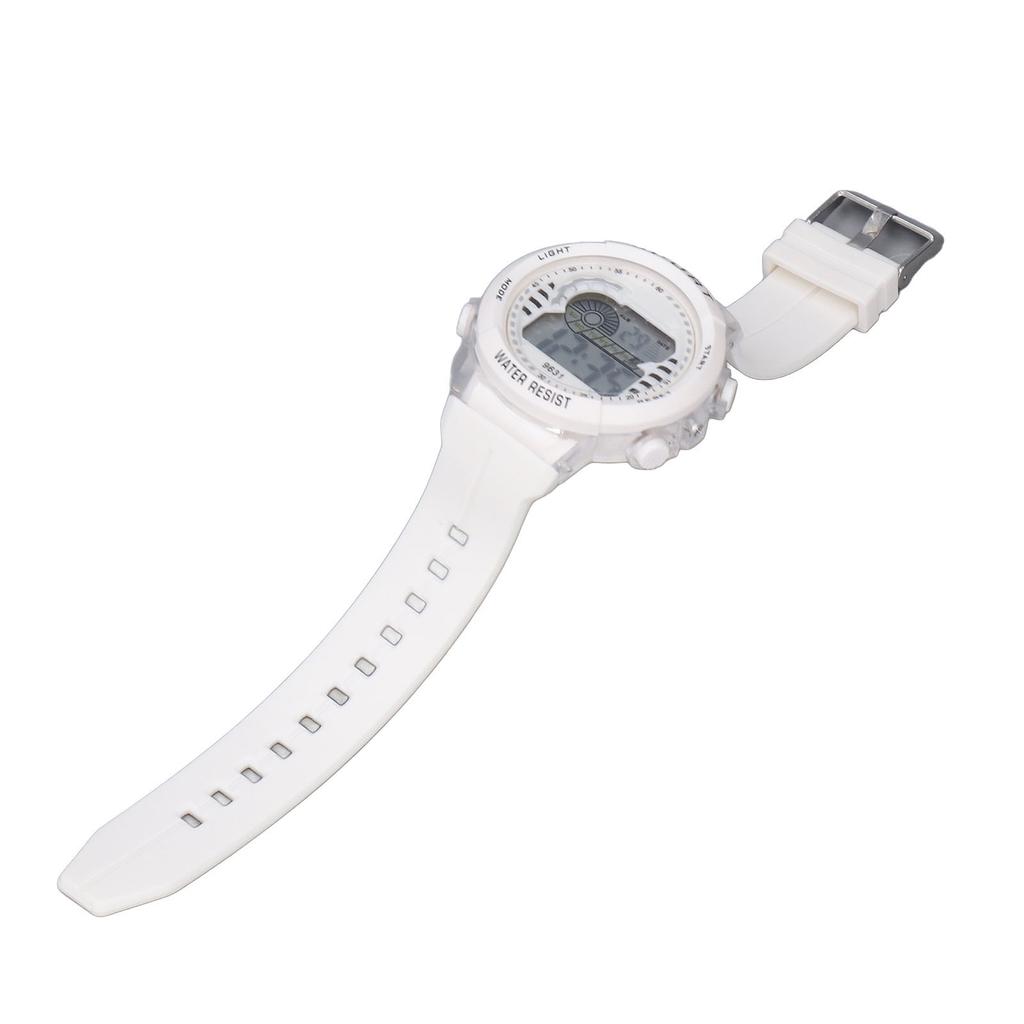 Kinderuhr für 5?17 Jahre alt 50m Wasserdicht 7 Farben LED 12/24H Kalenderanzeige Multifunktion