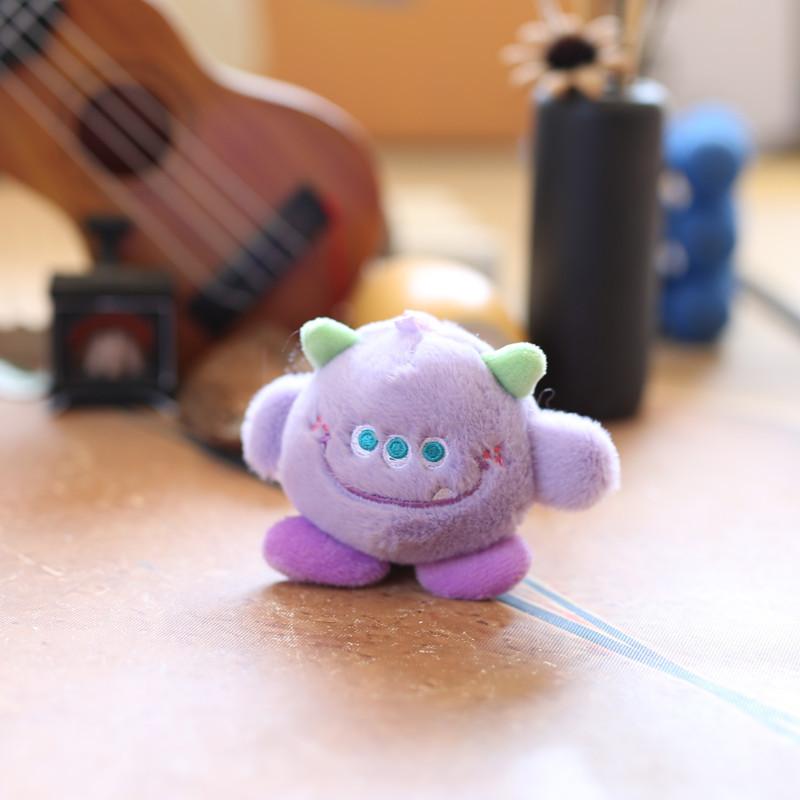 Cute Little Monster Pendant Plush Toy Doll Big-eyed Bag Hanging Decoration Keychain Doll Doll