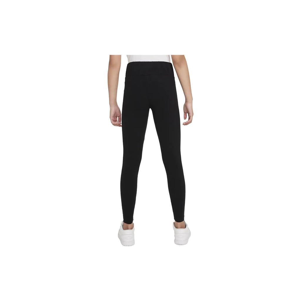 Jordan Kids Knitted Sports Pants Solid Color Logo Embroidery High Waist Kids pants Black DJ3399-010