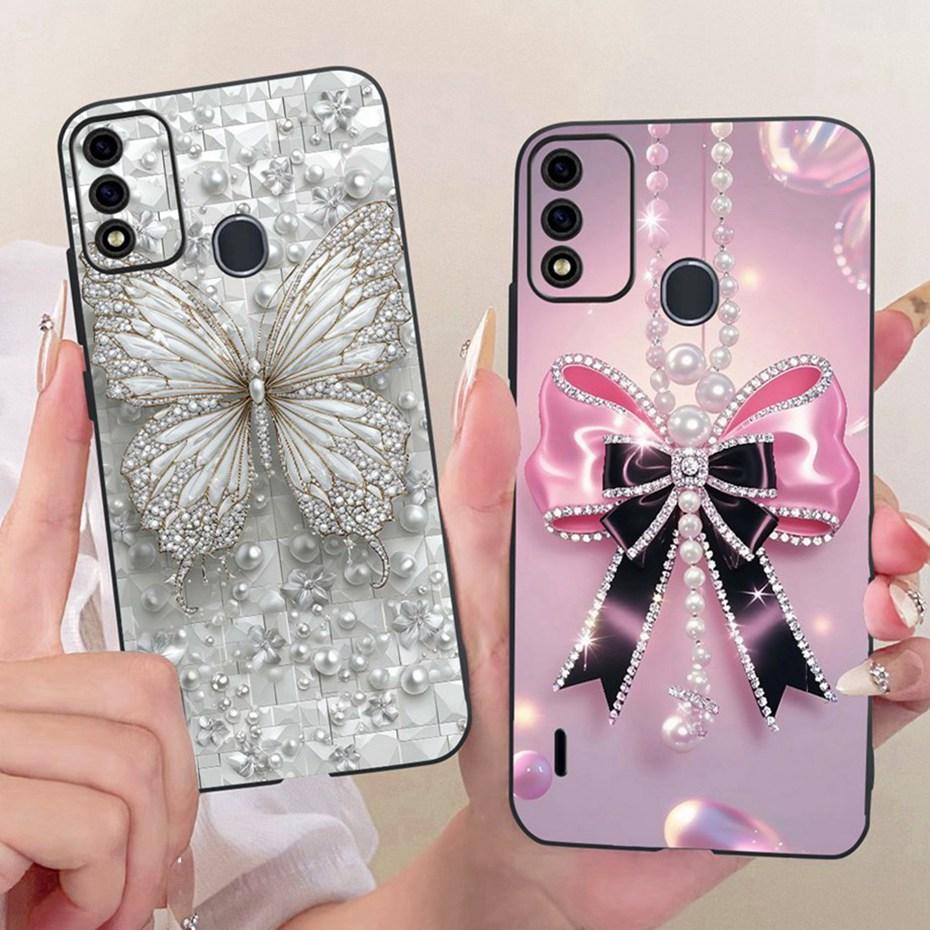 Cute Printing Phone Case For ITEL A48 Soft Black Silicone TPU Cases For Itel A48 Covers Bumpers