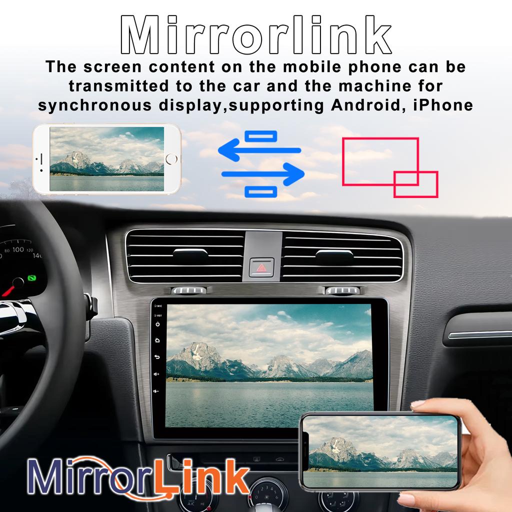 RK-3562 7 9 10 Zoll Android 14 Ultradünnes 4Cores 4+32GB Autoradio für universelles kabelloses Carplay GPS Navi Wifi BT 5.0