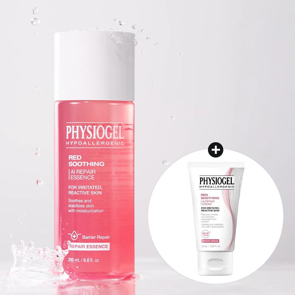 PHYSIOGEL Red Soothing AI Repair Essence 200ml Set (+Lotion 50ml)