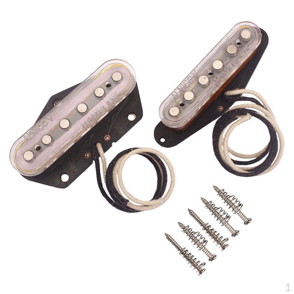 2 Pcs Copper Pickup Screw alnico for Guitar Instrument