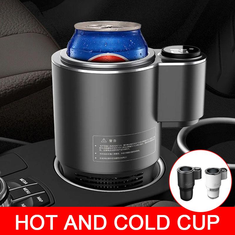 Intelligent Car Hot/Cold Cup,Digital Drink Cooler/Heater For Automobile Usb Portable Dual Use Fast Cooling Heating Cup