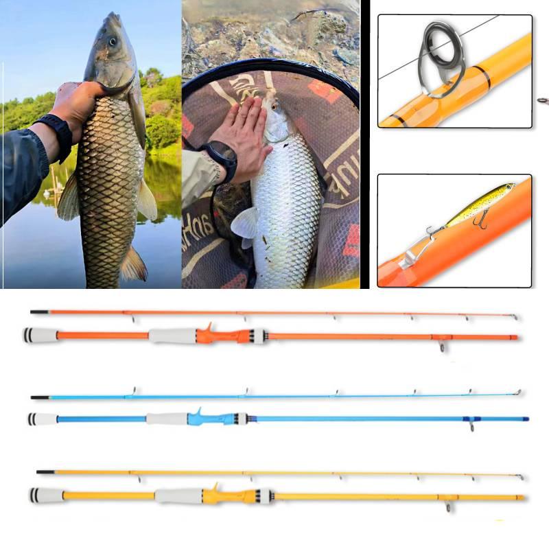 Hard Hanwang Carbon Fiber Fishing Rod Portable Long-range Casting Suitable For Multiple Water Environments