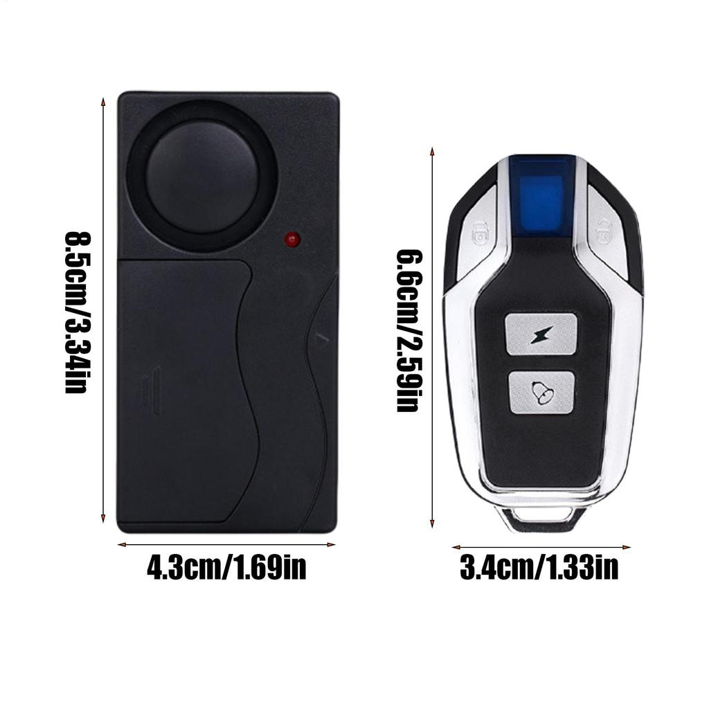 Car Alarm 110dB Loud Car Security With Wireless Remote Adjustable Volume Waterproof Anti Theft Device Motorcycle Anti Theft