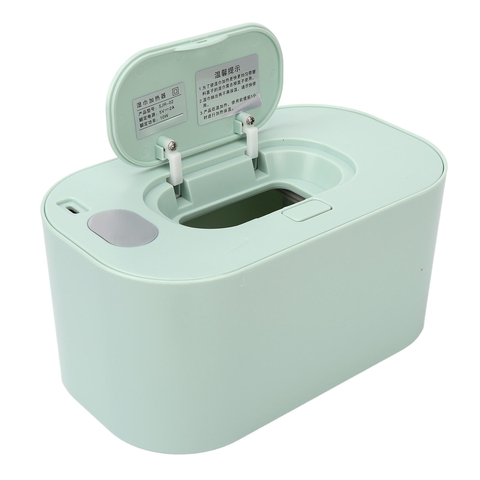 

Wet Wipes Heater Portable Household Wet Wipes Heating Box Constant Temperature Wet Wipe Machine зелёный