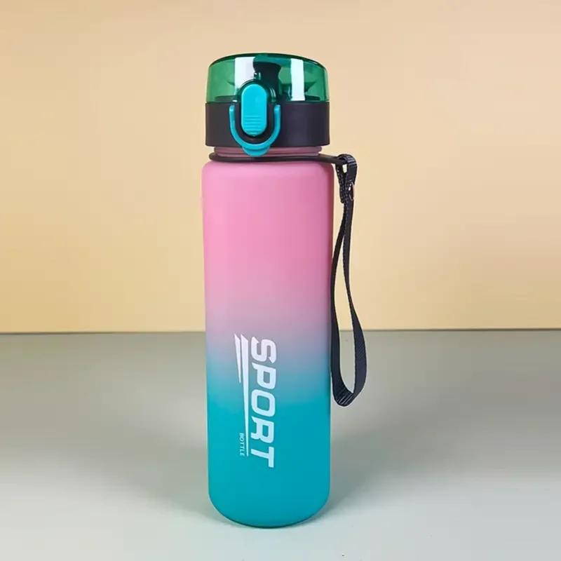 Značka BPA Free Leak Proof Sportovní láhev na vodu Vysoce kvalitní Tour Turistika Přenosné Lahve na mé oblíbené nápoje 400 ml 560 ml