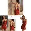 Satin Sleepwear Set For Women With Lace Trim And Deep V Neck For Comfortable Nightwear