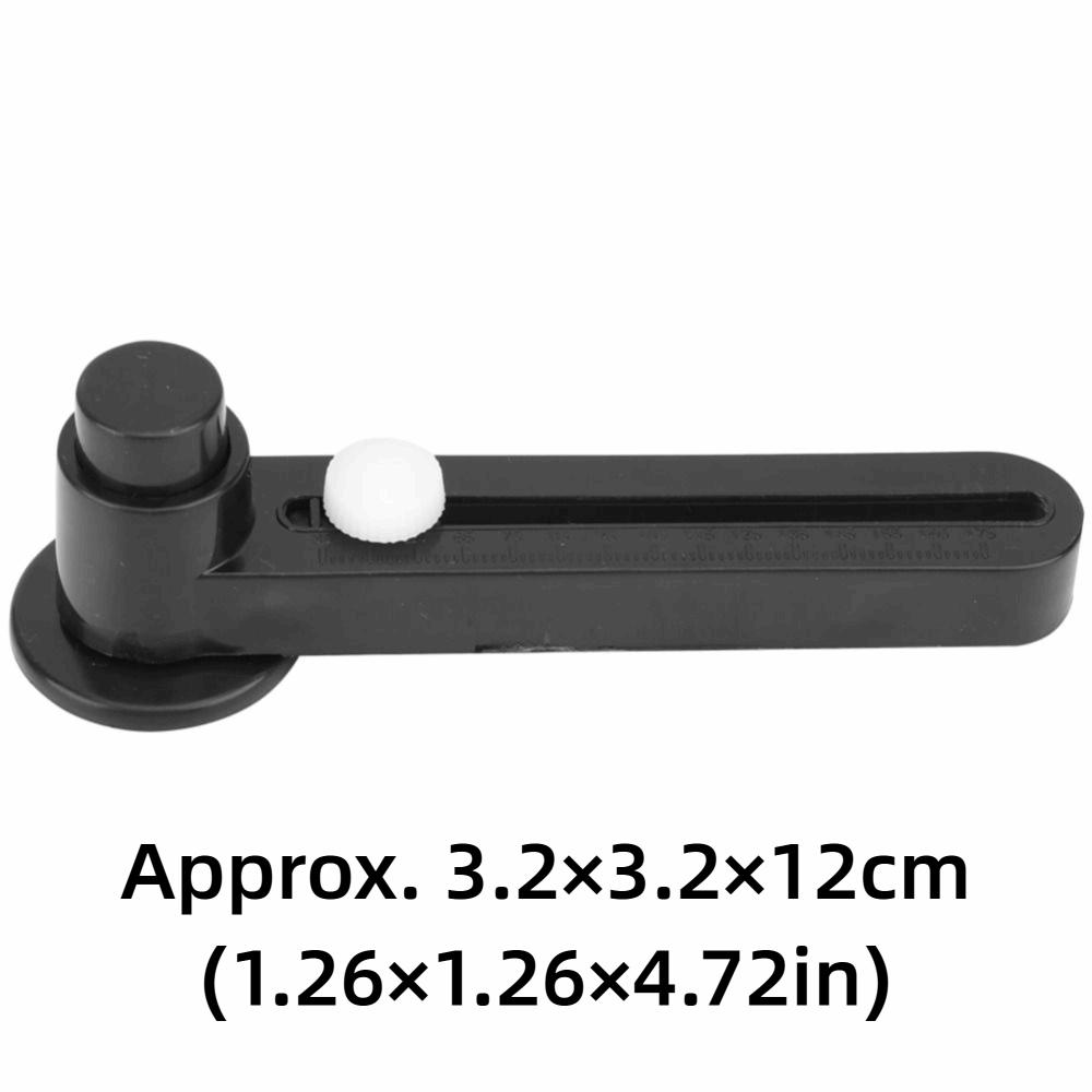 Portable Badge Circle Cutter Adjustable Rotary Paper Circle Cutter Black Circle Cutting Photo Circle Cutter Card Making