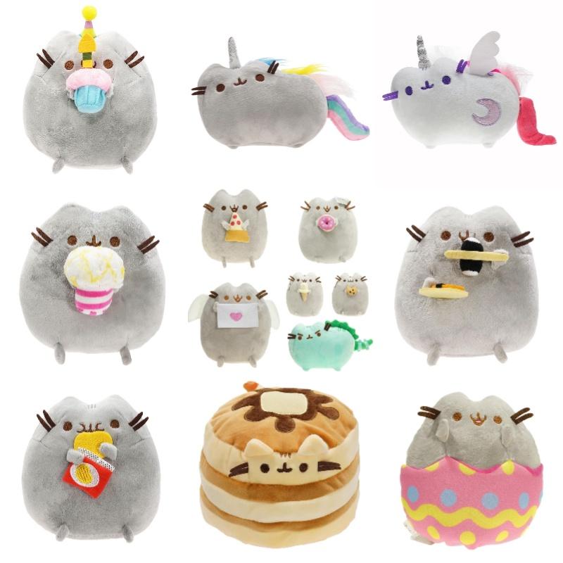 Doughnut Cat Pusheen Cookie Ice Cream Sushi Chips Plush Animals Toys Kids Gifts