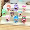 9pcs/Set Doubao Figure Toy Mini Butterfly Knot Rabbit Figurine Desktop Decoration Ornaments Toys Boys Girls Christmas Gifts