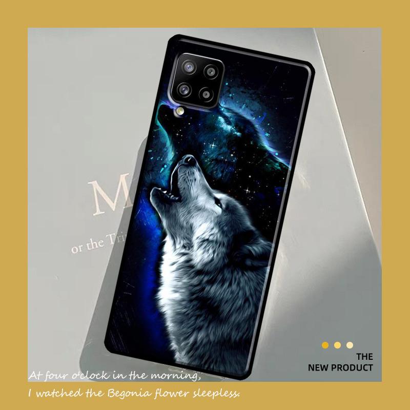 

Чехол со звездным животным волком для Samsung Galaxy A54 A34 A52 A32 A22 A12 A13 A14 A23 A33 A53 A73 A51 A71 Samsung A24 4G