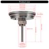 Stainless Steel Dials Temperature Test Meter High Precisions 1/2NPT Thread 83mm Diameter Thermometers 0-300℃/50-550℉