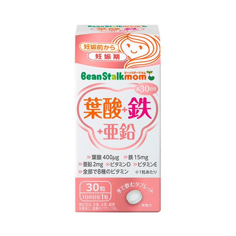 

Vince Taku Mom Folic Acid + Iron + Zinc 30 Tablets