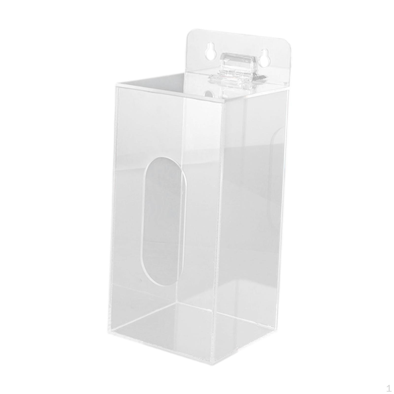 

Акриловый диспенсер для одноразовых перчаток, органайзер для настенного крепления или настольный прозрачный для 1 Grid