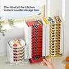 Ramen Storage Box Kitchen Instant Noodle Cup Tissue Storage Bins Facial Mask Storage Box Multi-function Tabletop Organizer
