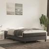 347769 vidaXL Pocket Spring Bed Mattress Dark Grey 120x200 Cm Thickness 20 Cm