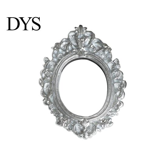 Vintage Mini Photo Frame Baroque Picture Retro Small Tiny Style DIY Accessories for Jewelry Mobile Phone Cases Refrigerator Magnets Craft Sturdy Resin