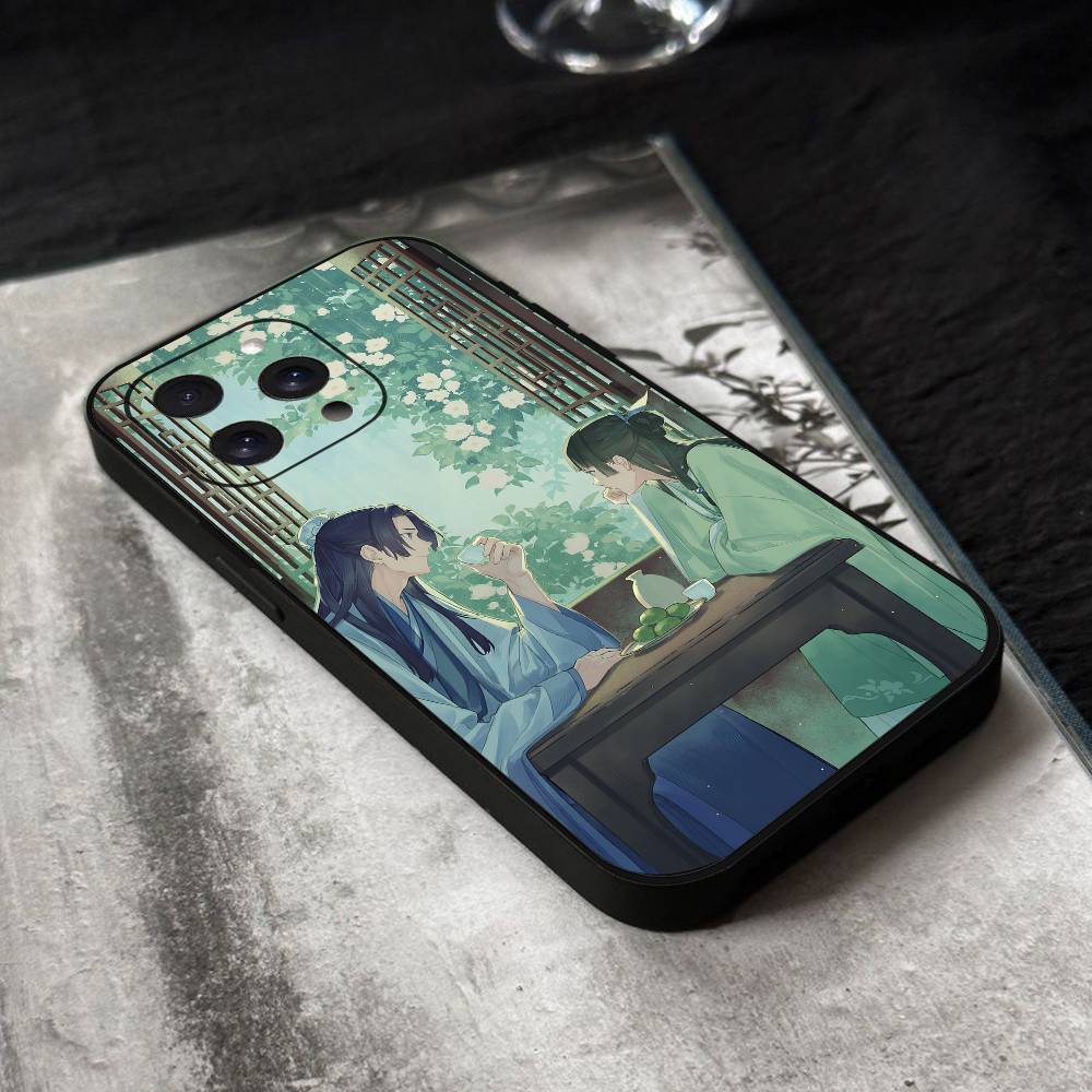 The Apothecary Diaries Anime Phone Case Black Silicone Soft Shell For IPhone 17 16 15 14 13 12 11 Air Pro Max Plus Hot Sale
