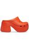 Zoccoli Crocs Classic Siren Clog 38-39 EU - W8 US Rosso - Lava Sandali Casual da Donna