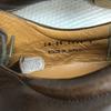 nano universe Plain Toe Leather Shoes Brown Size L (26.0-27.0cm) Made in Japan(USED)