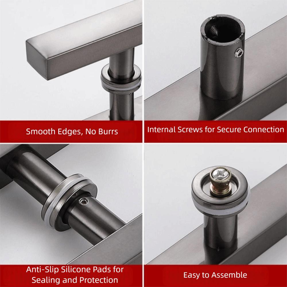 Stainless Steel Door Knob Thickened Push Pull Handle New Door Handle  Interior Door