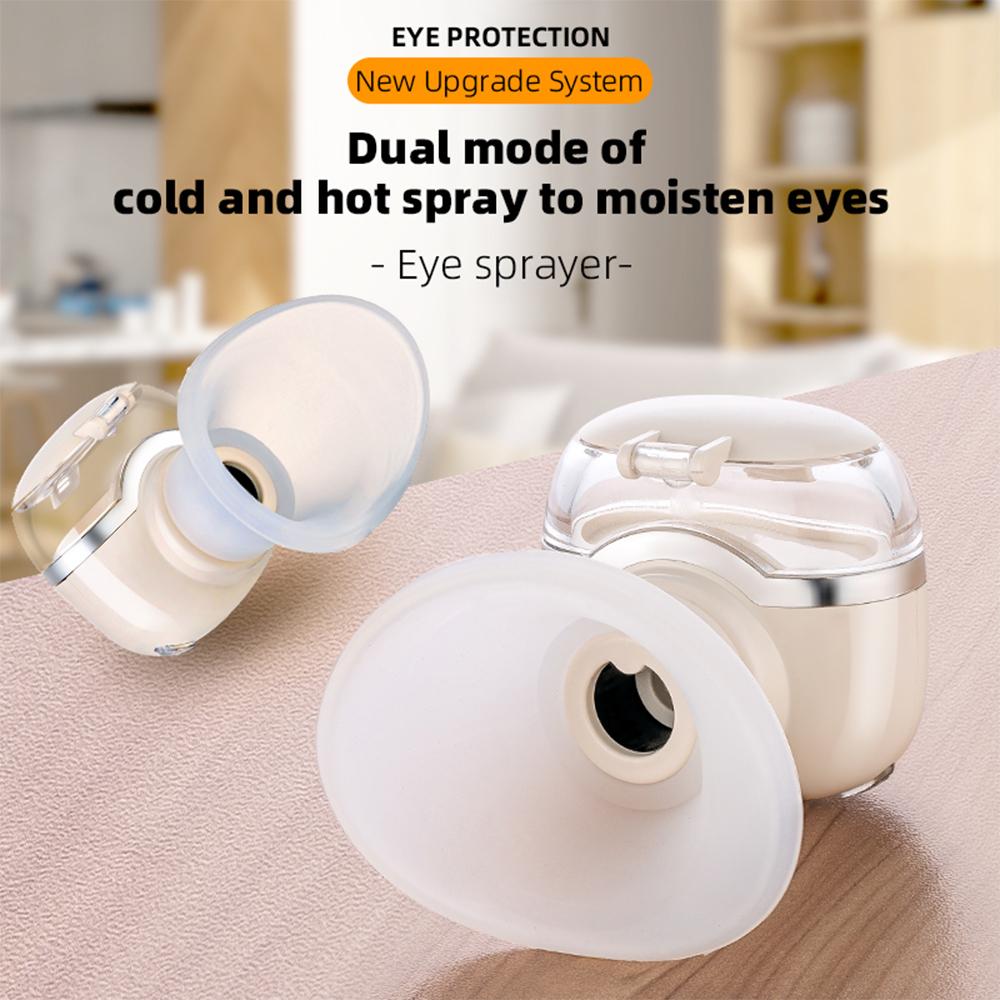 Nano Atomizing Humidifier Eye Hydrating Instrument Hot Cold Compress Eye Steamer Portable Usb Charging Eyewash Skin Care Tools