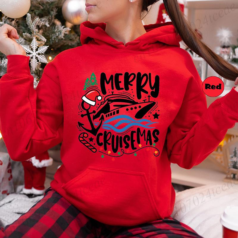 

Модные женские рождественские худи с круглым вырезом, модная женская рождественская одежда с длинным рукавом, женские винтажные топы, повседневные худи с Сантой, уличная одежда XL