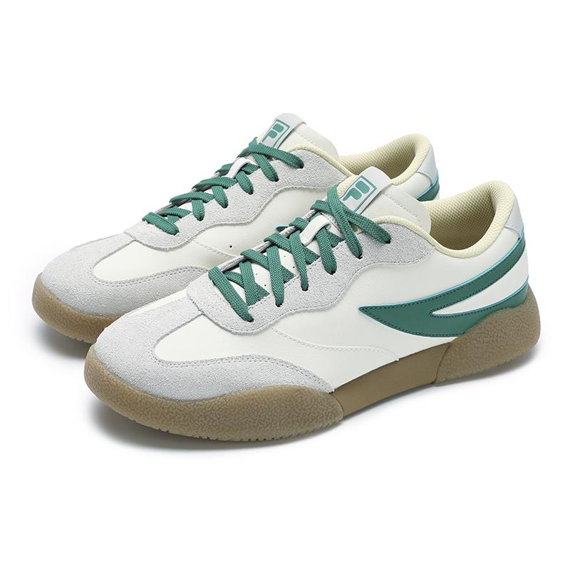 FILA Penguin Versatile Trendy Stylish Casual Shock Absorbing Wear Resistant Low Top Skate Shoes Men sneaker White Silver F12M512207FSA