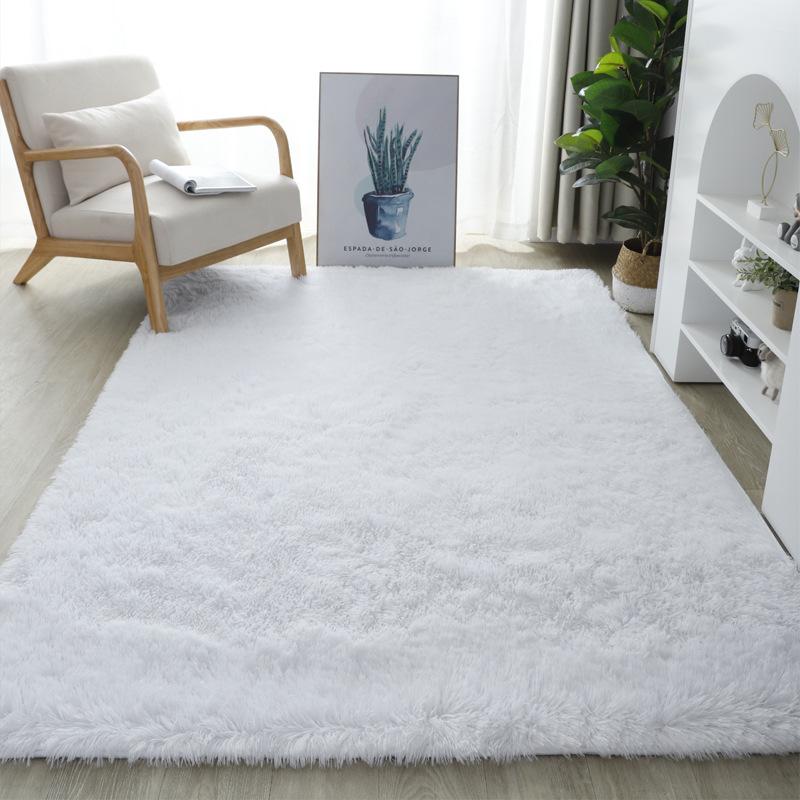 Winter Modern Silk Wool Thickened Warm Carpet Living Room Coffee Table Sofa Bedside Carpet Bedroom Carpet Floor Mat