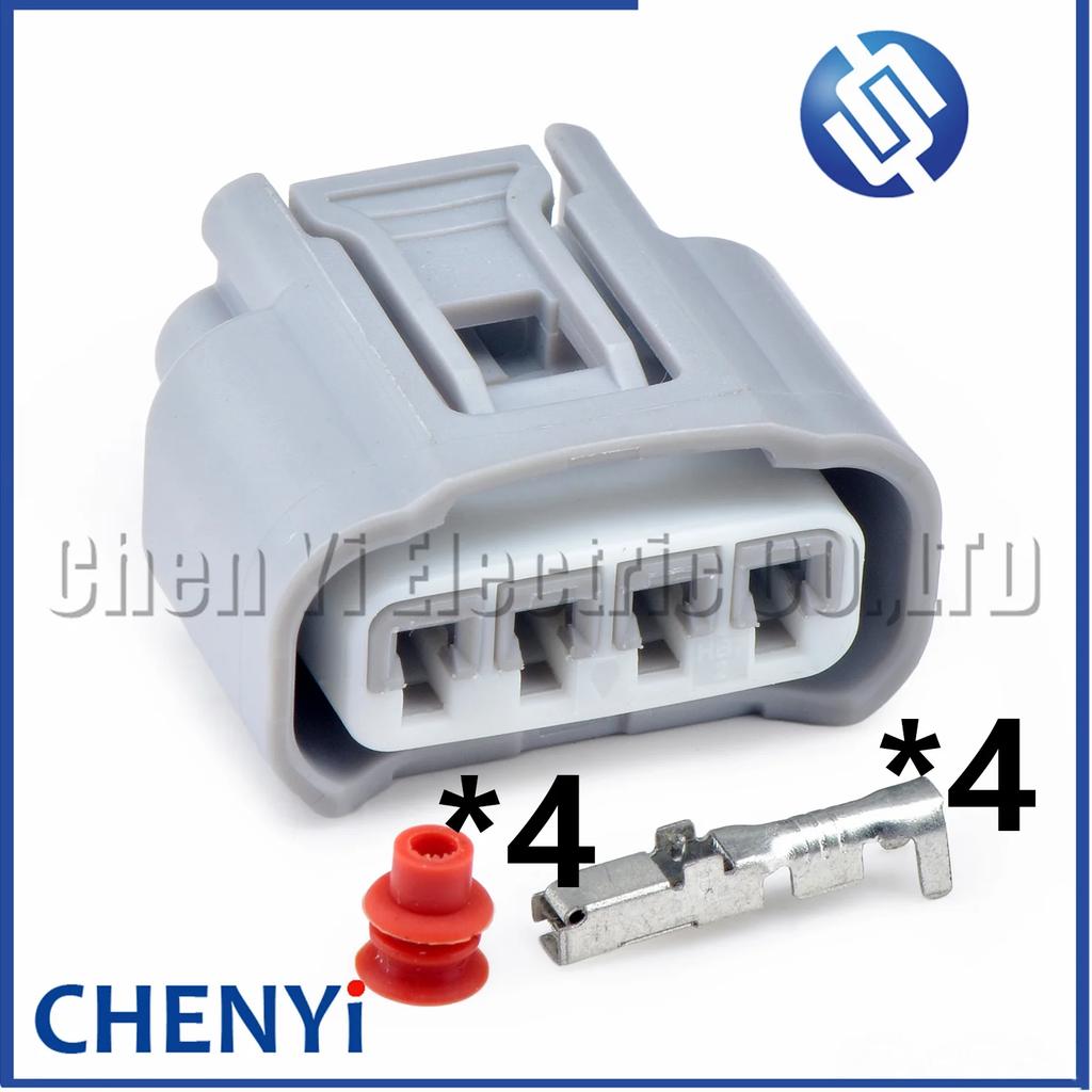 4 Pin Automotive Waterproof Connector Ignition Coil Wire Harness Plug 7283-7449-30 90980-11885 For Toyota Camry Corolla Rav4