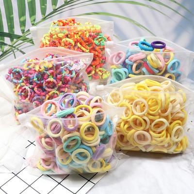 200 ks 3 cm Dětské Dětské Malé Gumičky do Vlasů Elastické Cukrové Barvy Gumičky do Vlasů Barevná Čelenka Vlasové Doplňky Pokrývka hlavy Dárky