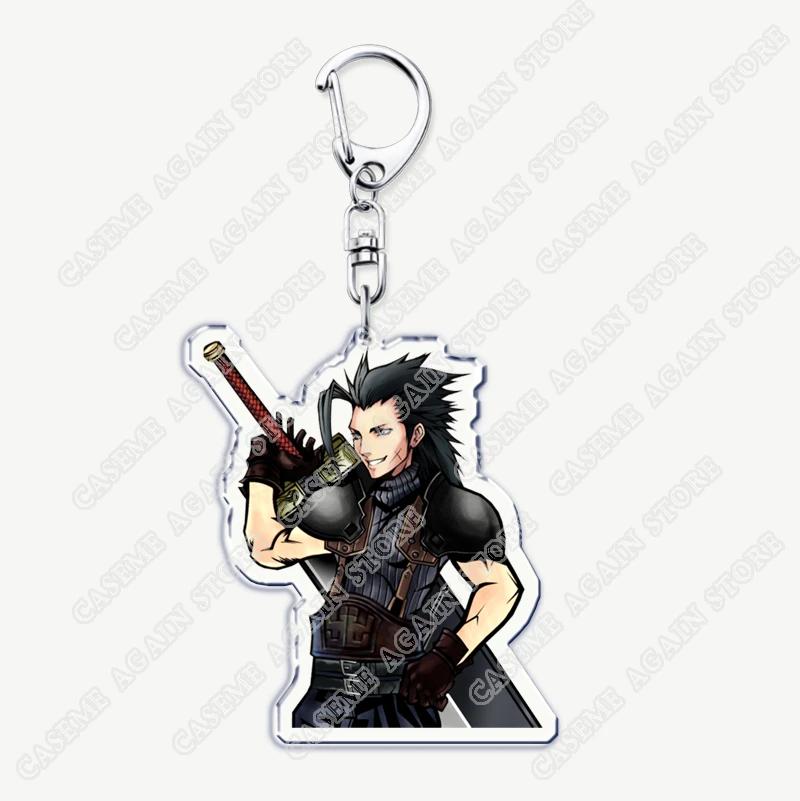 Portachiavi Gioco d'Azione per Accessori Portachiavi Gioielli Portachiavi Cloud Strife Ffvii Tifa Sephiroth Vincent Valentine Regali per Fan