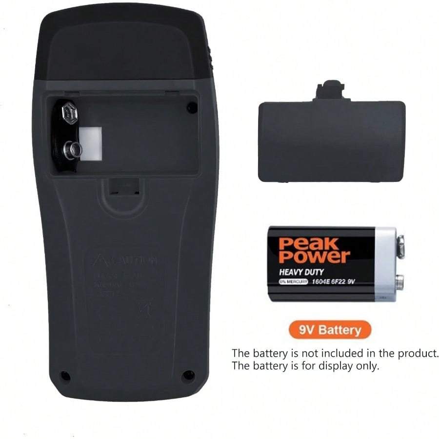 Digital Wood Moisture Meter Wood Humidity Tester Hygrometer Timber Damp Detector Large LCD Display (Grey)