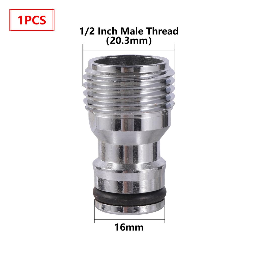 1/2"3/4"1" Thread Fitting Adapter Garden Irrigation Faucet Adapter Hose Fitting Fittings M22 M24 Pump Purifier Coupling Fittings