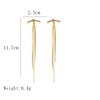 Korean Long Tassel Drop Earrings for Women Trendy 2021 Fashion Geometric Dangle Earrings Jewelry Gifts Vintage Kolczyki Brincos